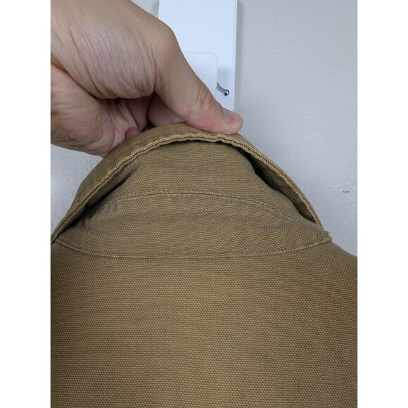 Timberland Weathergear Vintage Y2K 2003 Tan Cotton Canvas 11450 Work Jacket Sz M - Picture 11 of 16